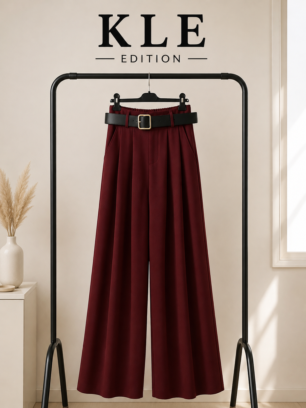 Pantalon Sibel bordeaux