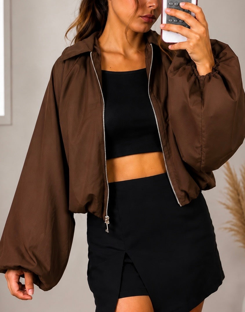 Veste Charline - Marron